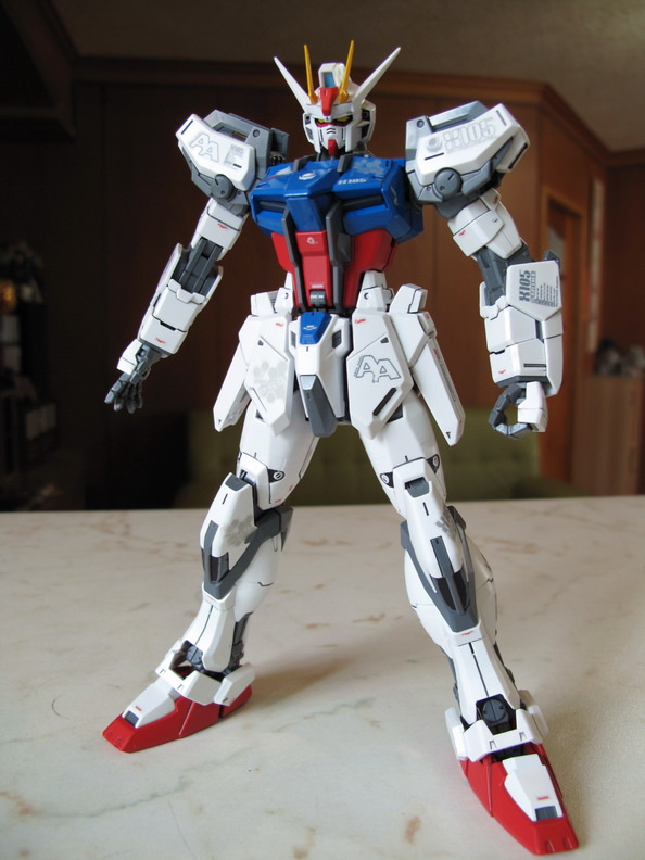 MG Aile Strike Gundam ver RM 一天到晚作模型的MS翰